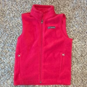 NWOT Columbia Vibrant Red Fleece Jacket